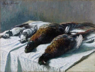 Still life with pheasants and plovers, 1879